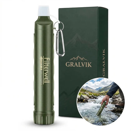 Filtre à Eau Portable — Buvez N'importe Quelle Eau