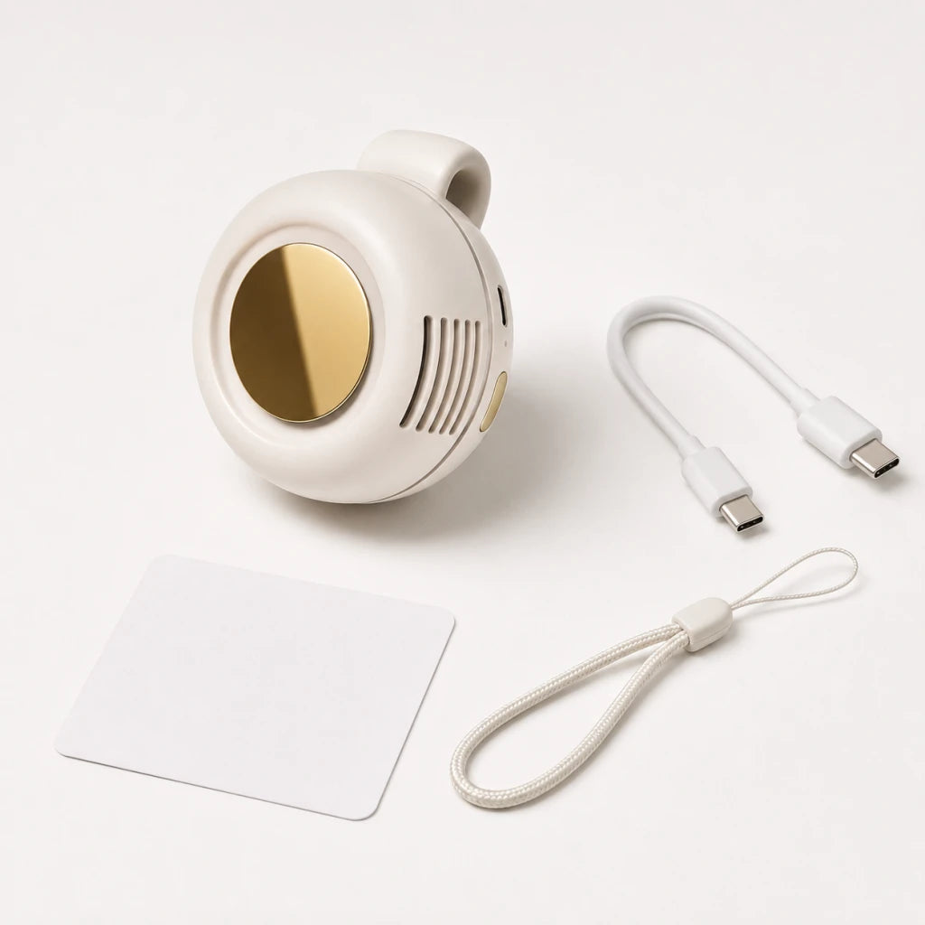 Pack AeroClip avec ventilateur clipable et câble de recharge